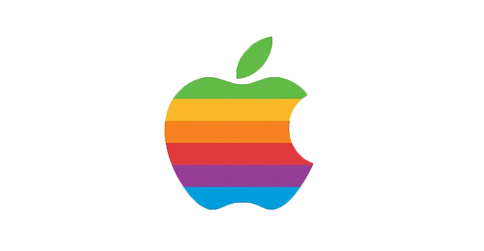 Логотип компании Apple надкусанное яблоко