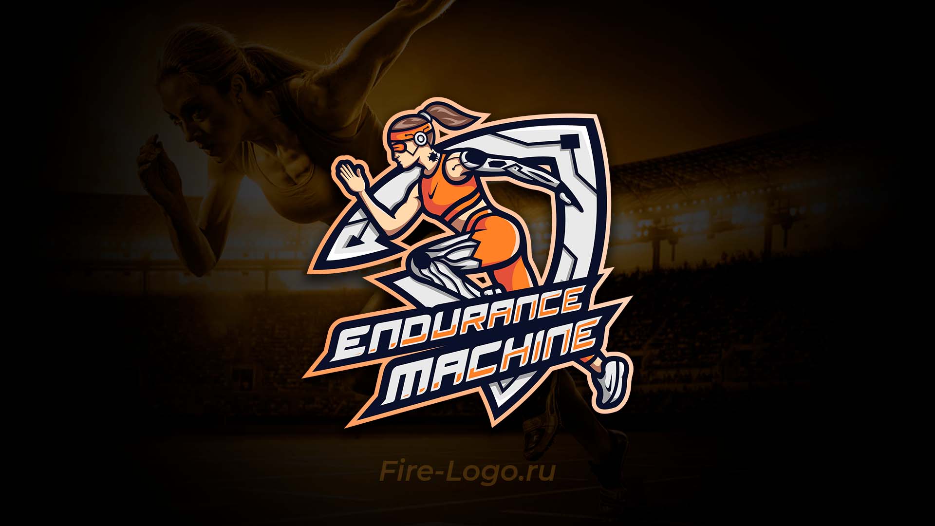 Логотип бегового клуба Endurance Machine