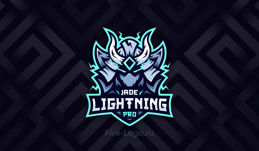Иллюстративный логотип для киберспортивной команды, разработанный в Fire-Logo.ru