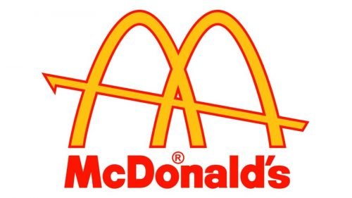 старый логотип макдональдс