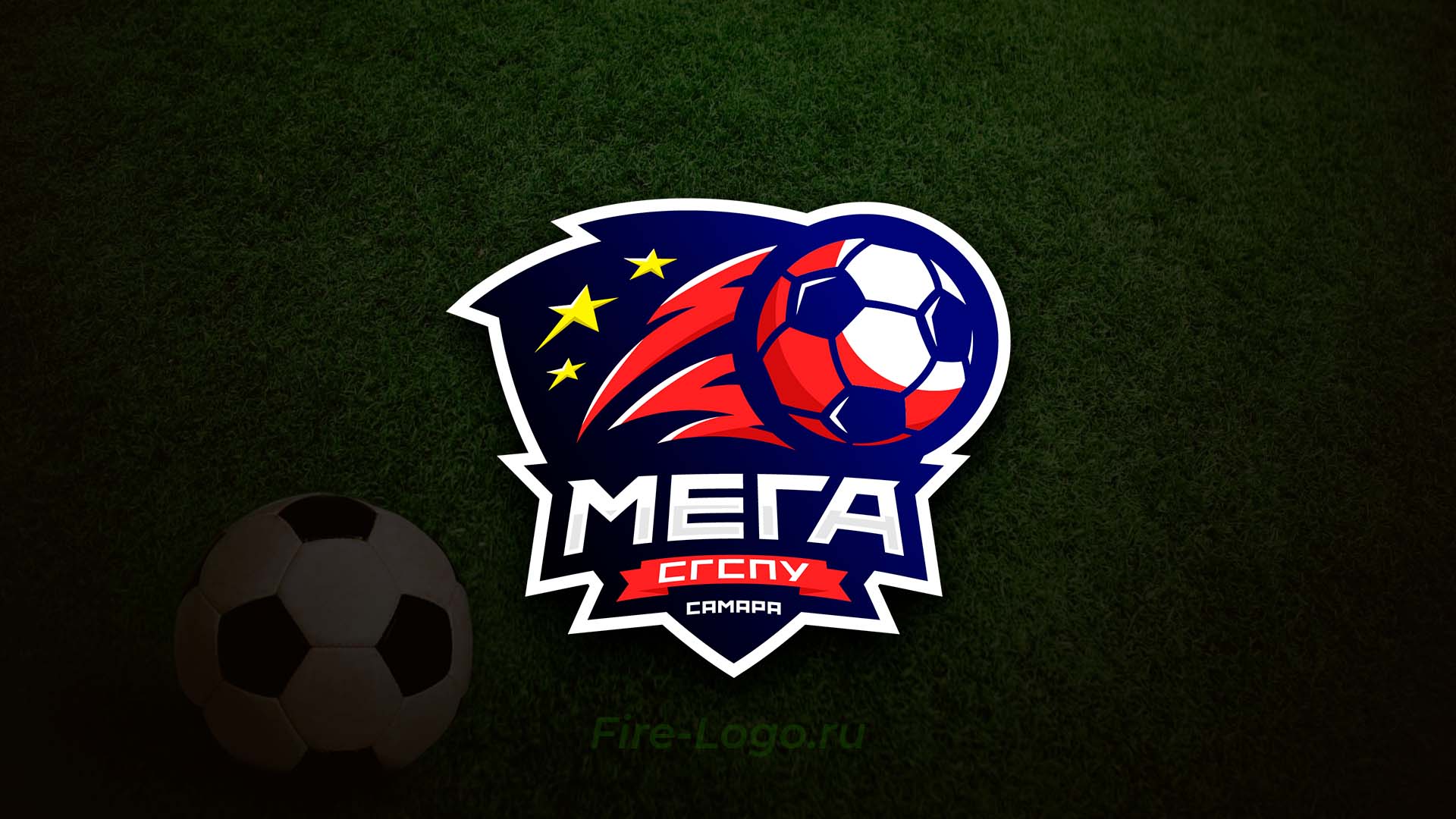Логотип женского футбольного клуба Мега