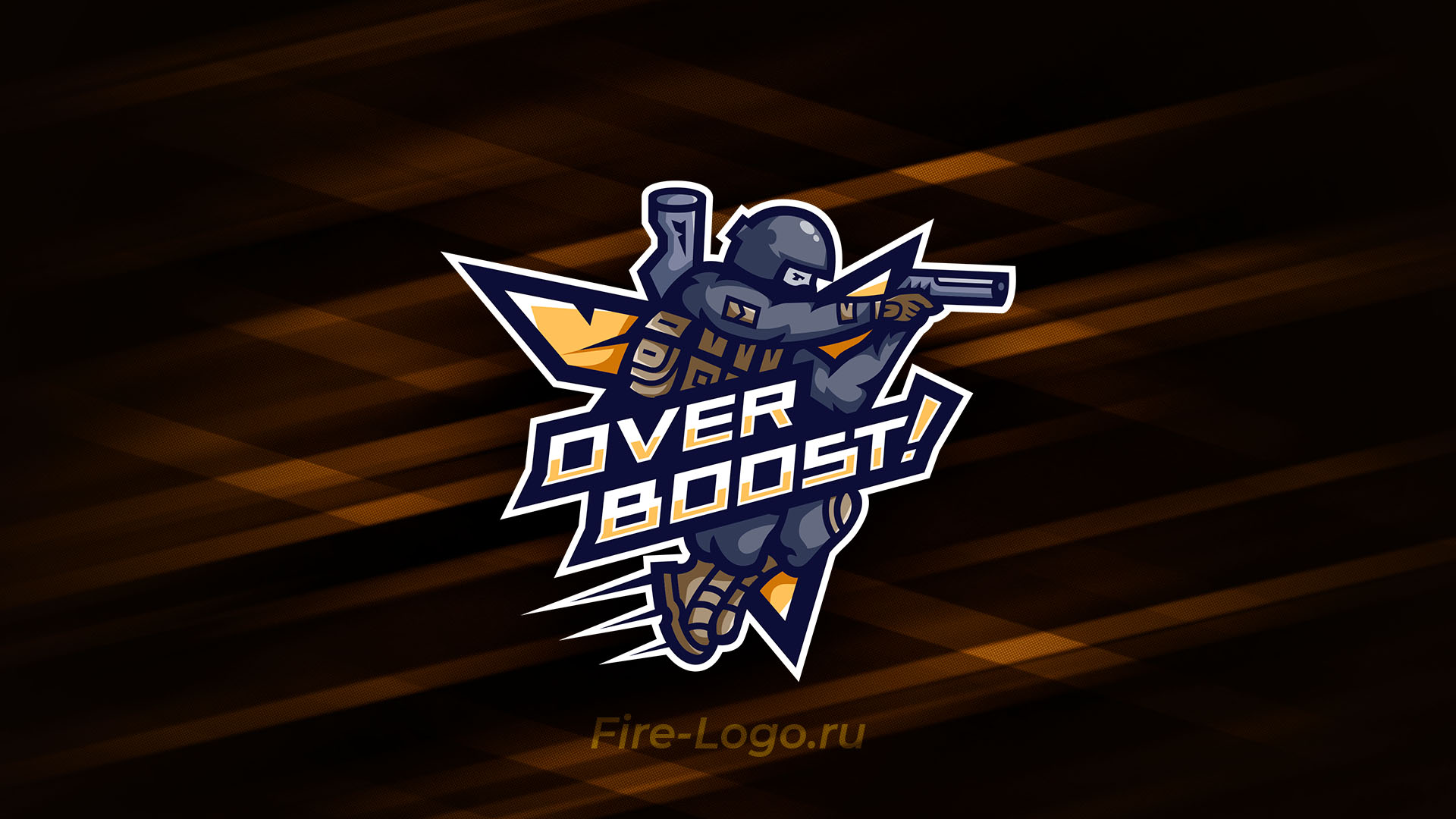 Логотип игрового сервера OVERBOOST!