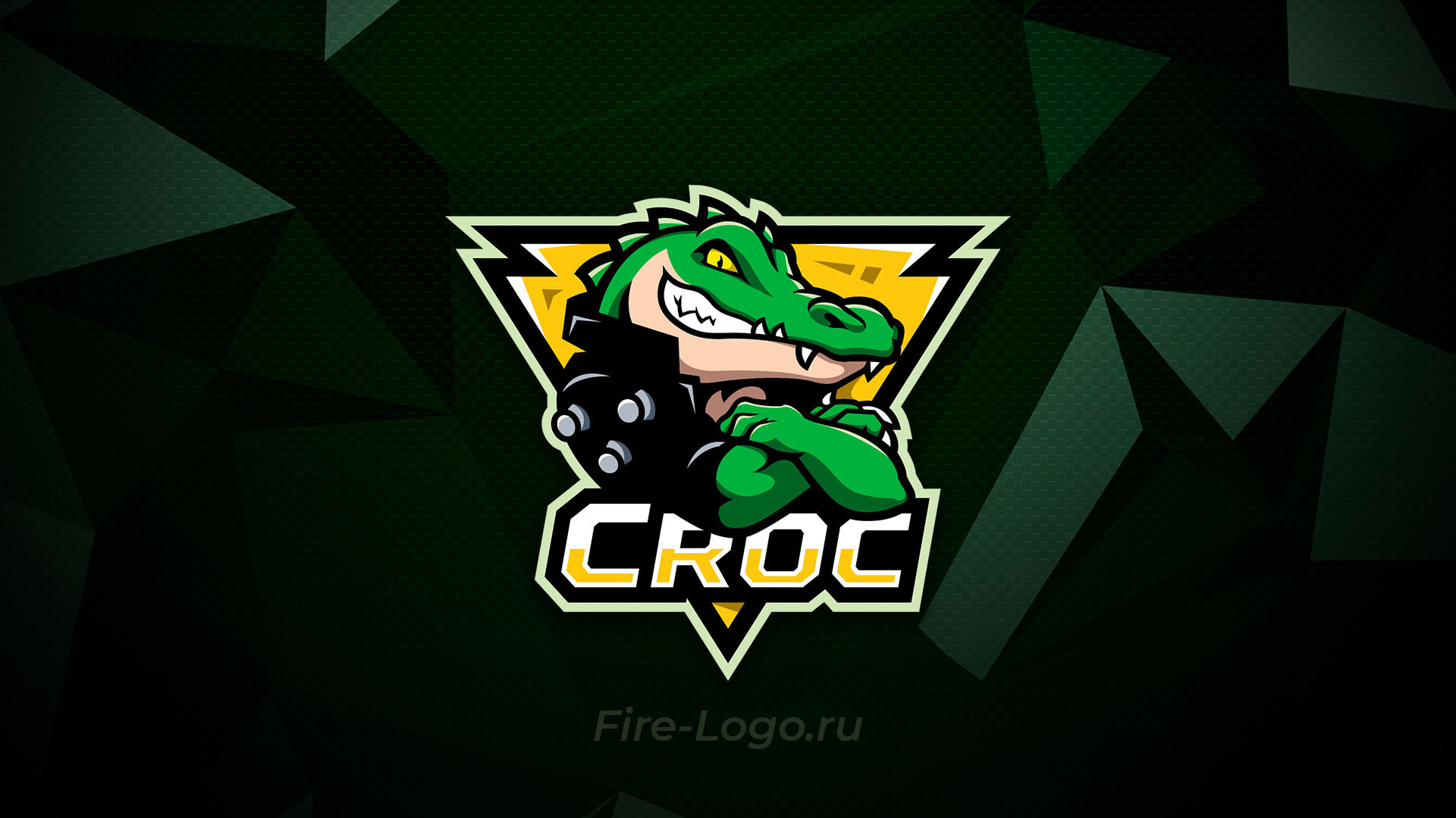 Логотип компьютерного клуба Croc