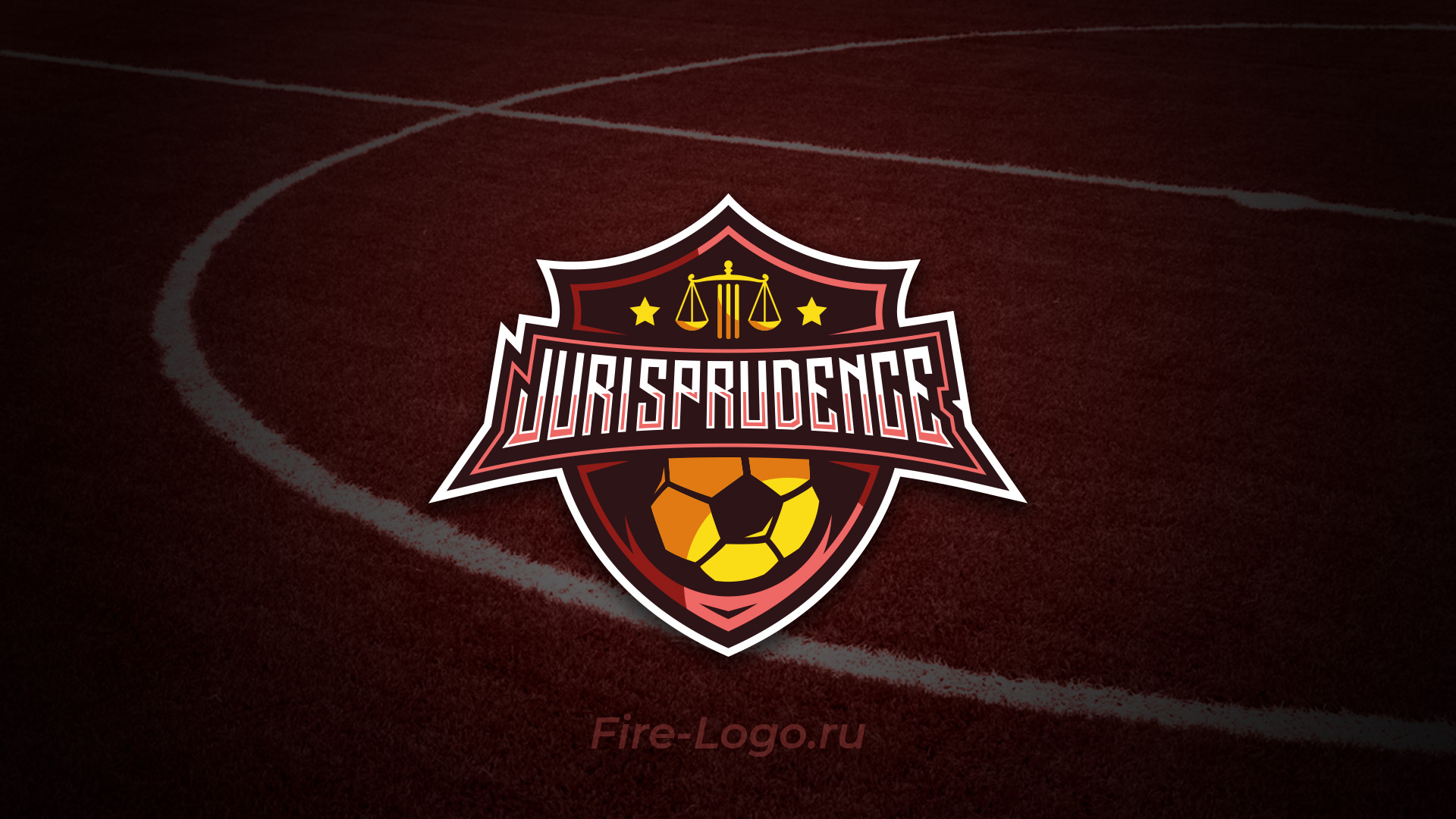 Логотип футбольной команды Jurisprudence