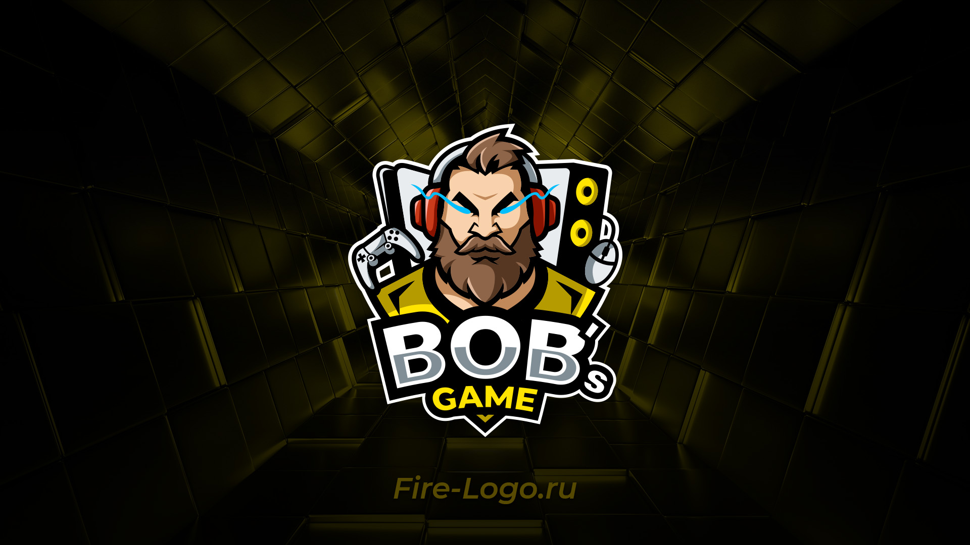 Логотип компьютерного клуба BOB`s Game