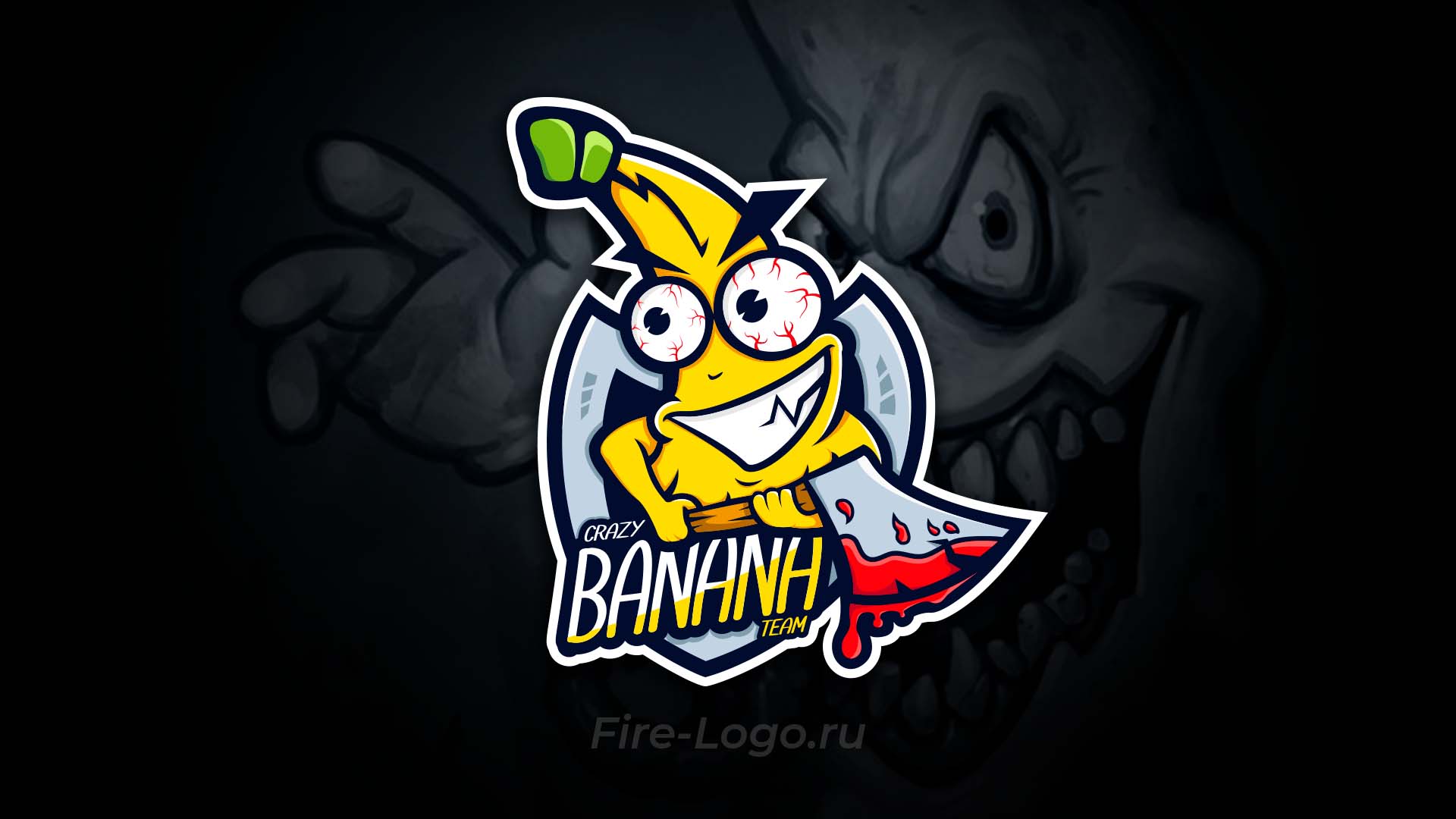Логотип кибер команды Crazy Banana Team