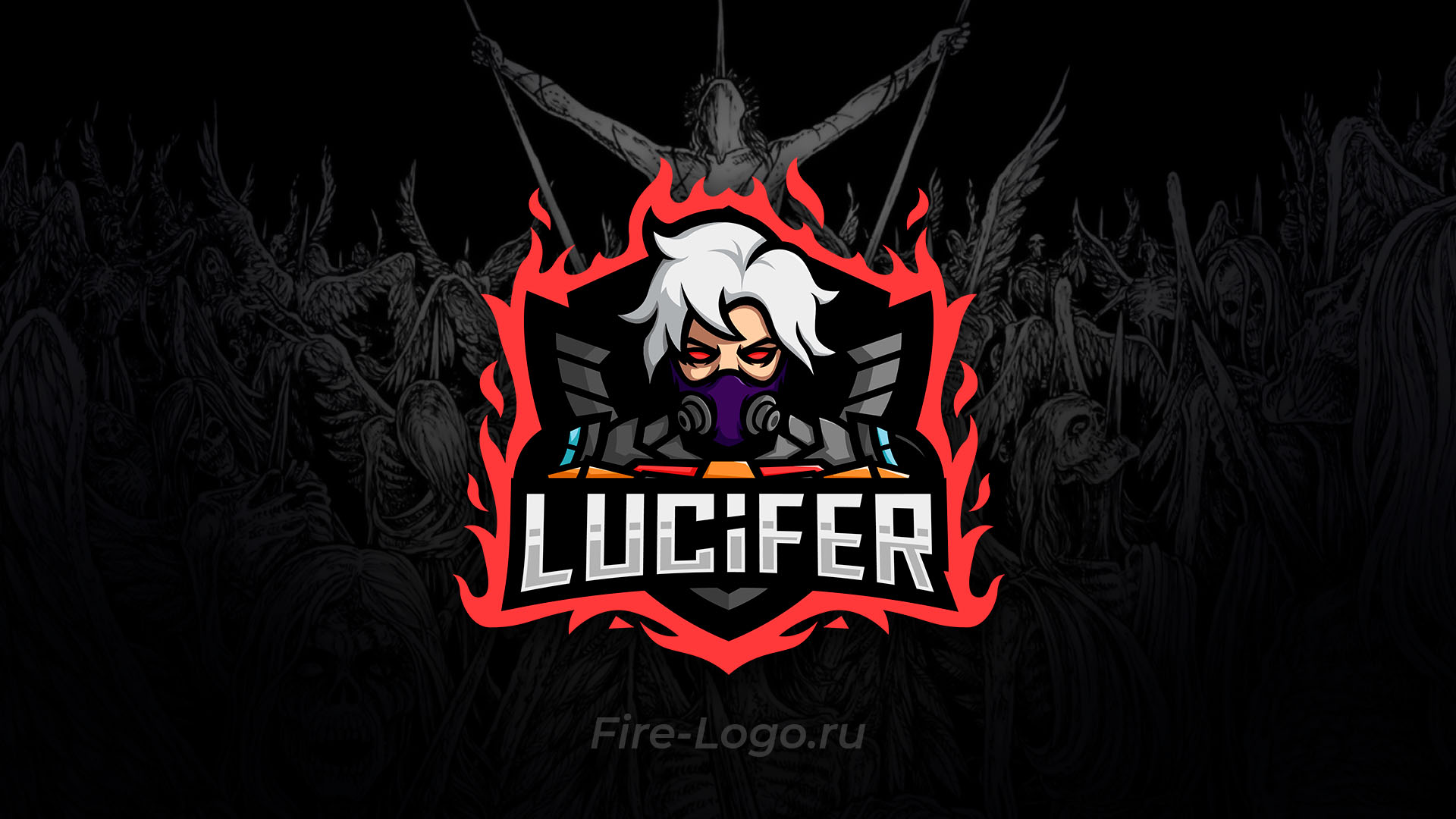 Логотип игрового YouTube канала Lucifer