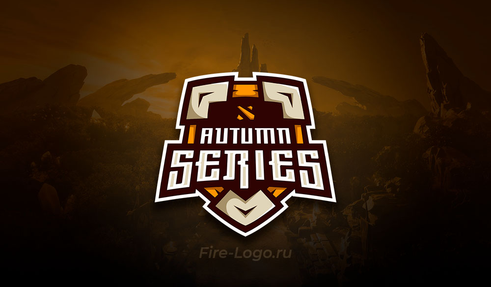Логотип турнира по Dota 2, созданный в Fire-Logo.ru