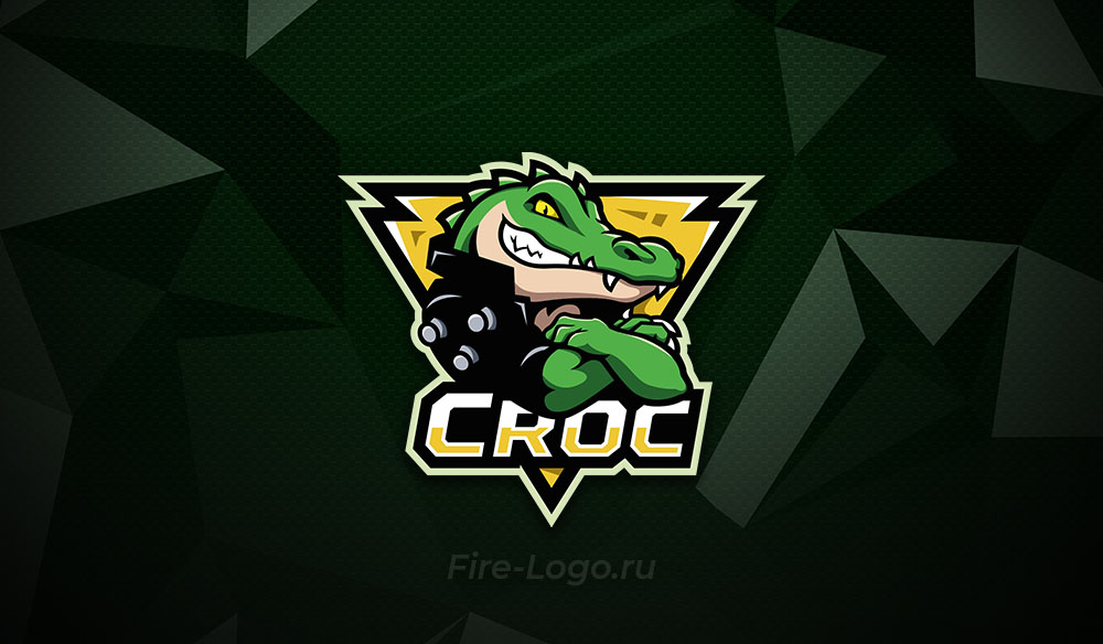 Логотип компьютерного клуба, созданный в Fire-Logo.ru